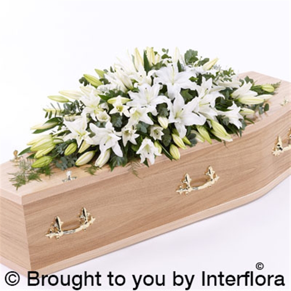  lily Casket Spray